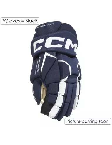 CCM HG Tacks AS580 Hockey Gloves (Senior) ZwartWit