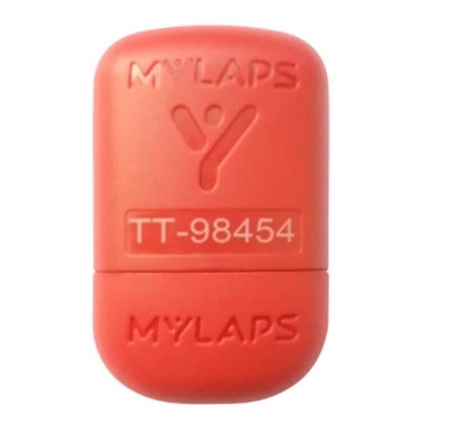 Lege batterij van MyLaps transponder
